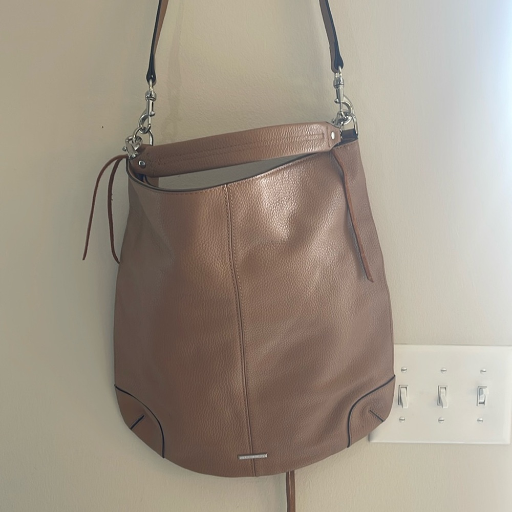 Brown Rebecca Minkoff Shoulder Bag with Crossbody strap - Picture 1 of 4